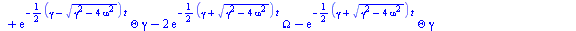 theta(t) = `+`(`/`(`*`(`/`(1, 2), `*`(`+`(`*`(exp(`+`(`-`(`*`(`/`(1, 2), `*`(`+`(gamma, `-`(`*`(`^`(`+`(`*`(`^`(gamma, 2)), `-`(`*`(4, `*`(`^`(omega, 2))))), `/`(1, 2))))), `*`(t)))))), `*`(Theta, `*`...
