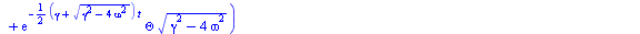 theta(t) = `+`(`/`(`*`(`/`(1, 2), `*`(`+`(`*`(exp(`+`(`-`(`*`(`/`(1, 2), `*`(`+`(gamma, `-`(`*`(`^`(`+`(`*`(`^`(gamma, 2)), `-`(`*`(4, `*`(`^`(omega, 2))))), `/`(1, 2))))), `*`(t)))))), `*`(Theta, `*`...