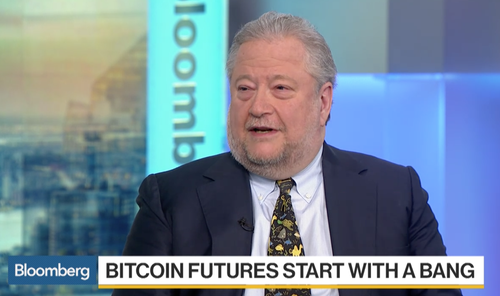 Aaron Brown talking on Bloomberg TV