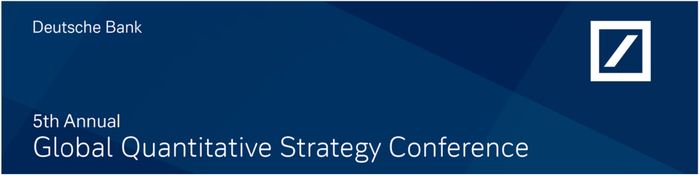 Logo for the Deutsche Bank's 5th Annual Global Quantitative Strategy Conference
