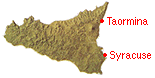 Map of Sicily